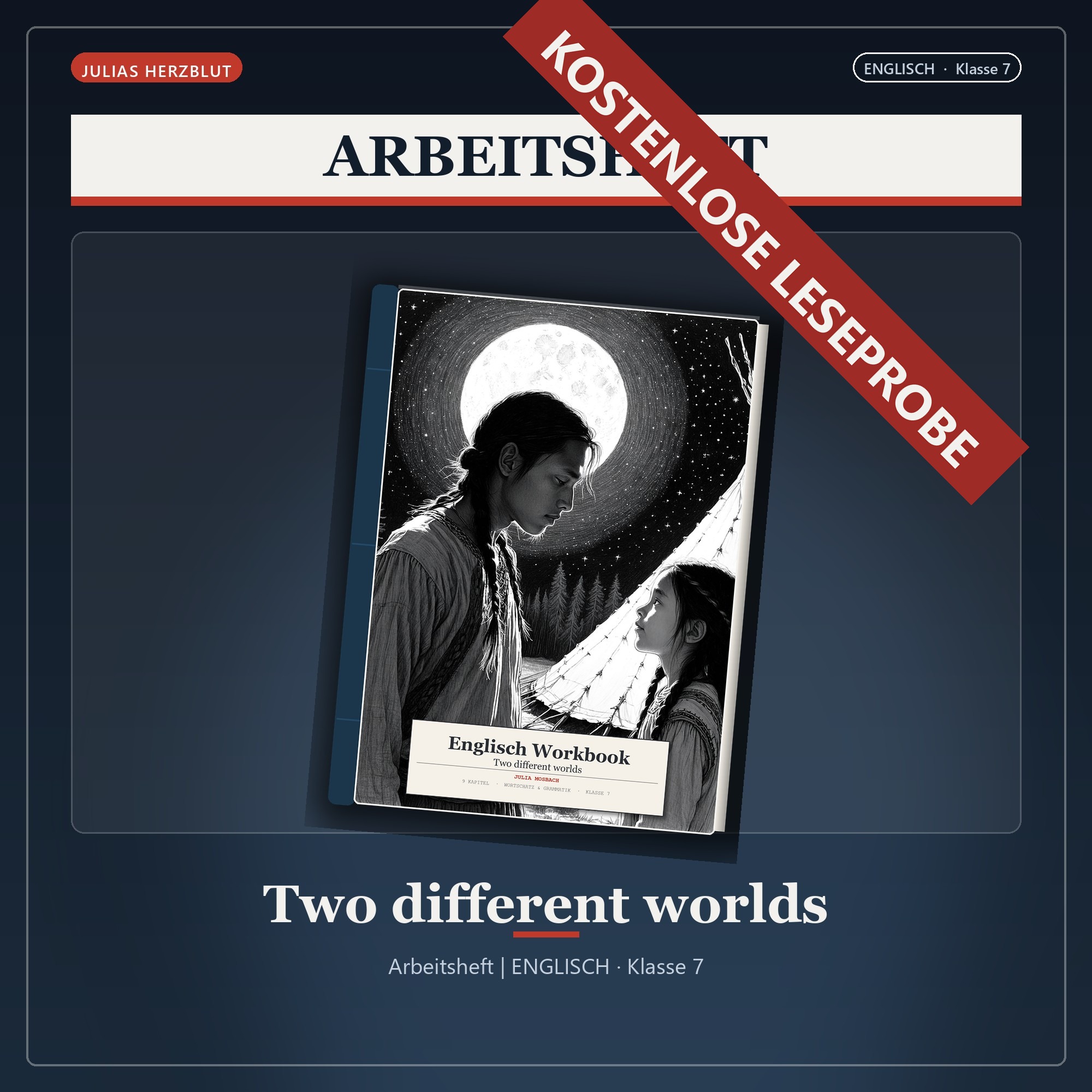 Gratis-Leseprobe: Two different worlds (Klasse 7)