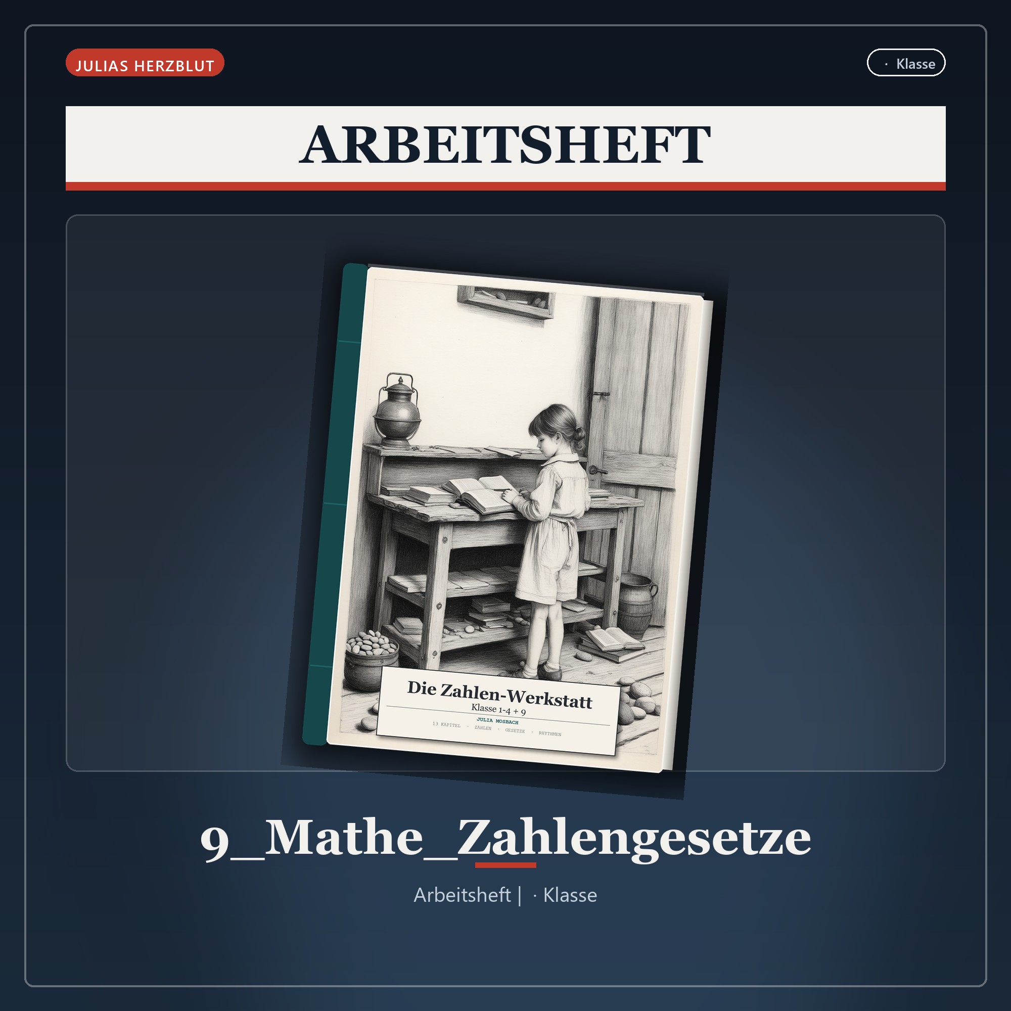 Die Zahlen-Werkstatt Zahlengesetze & Rhythmen - für die Klasse 1 bis 4 und die Oberstufe (Klasse 9)