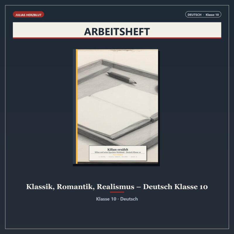Klassik, Romantik, Realismus – Deutsch Klasse 10