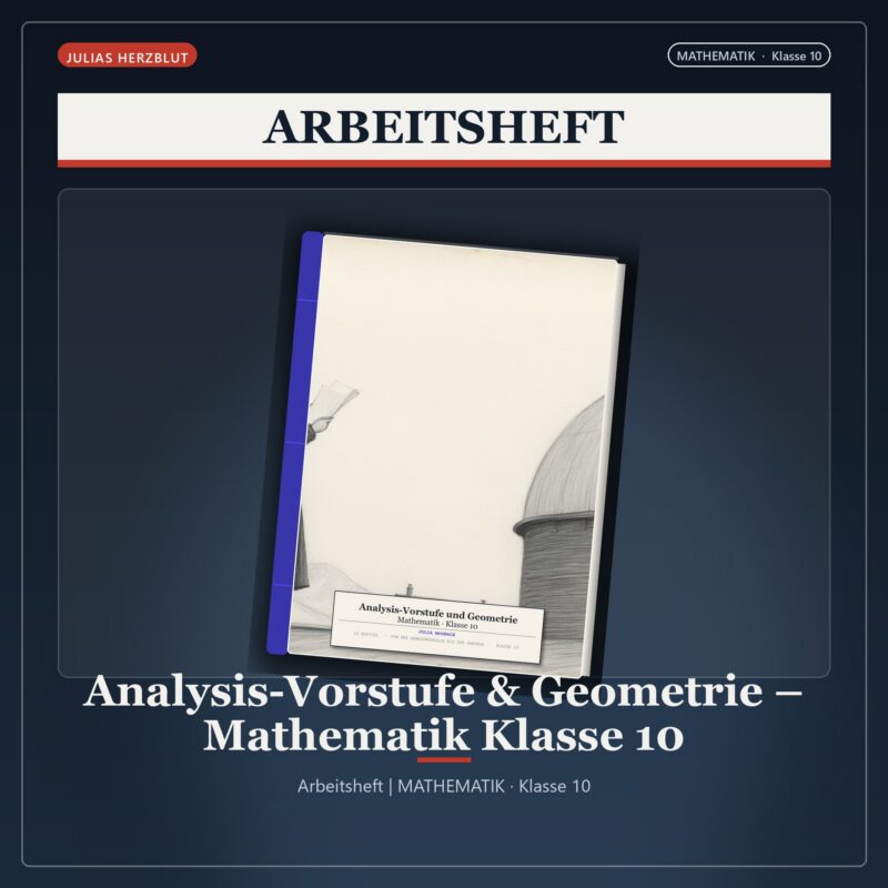 Analysis-Vorstufe & Geometrie – Mathematik Klasse 10