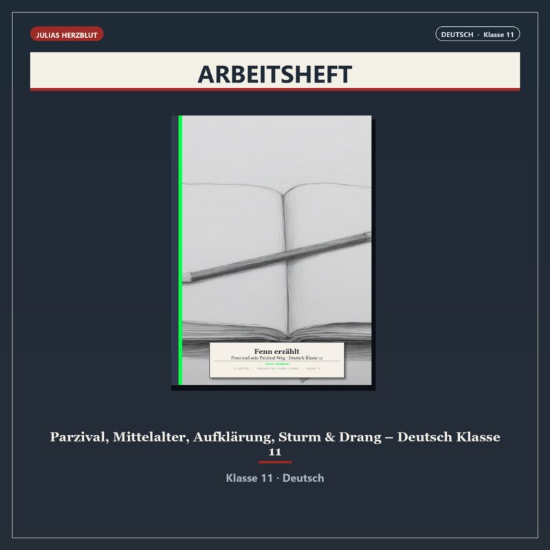 Parzival, Mittelalter, Aufklärung, Sturm & Drang – Deutsch Klasse 11