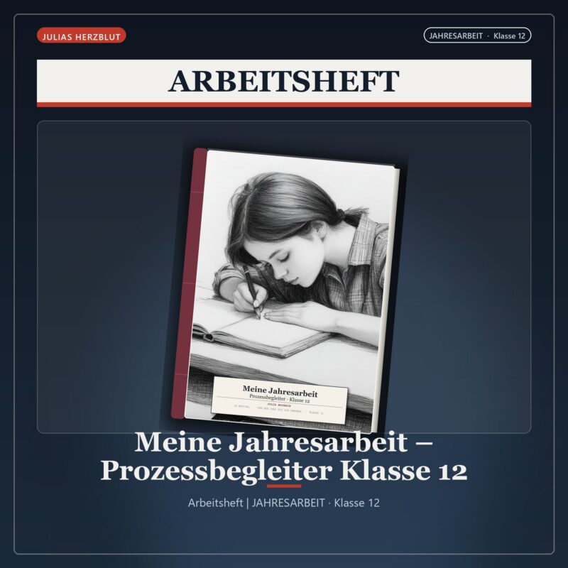 Meine Jahresarbeit – Prozessbegleiter Klasse 12