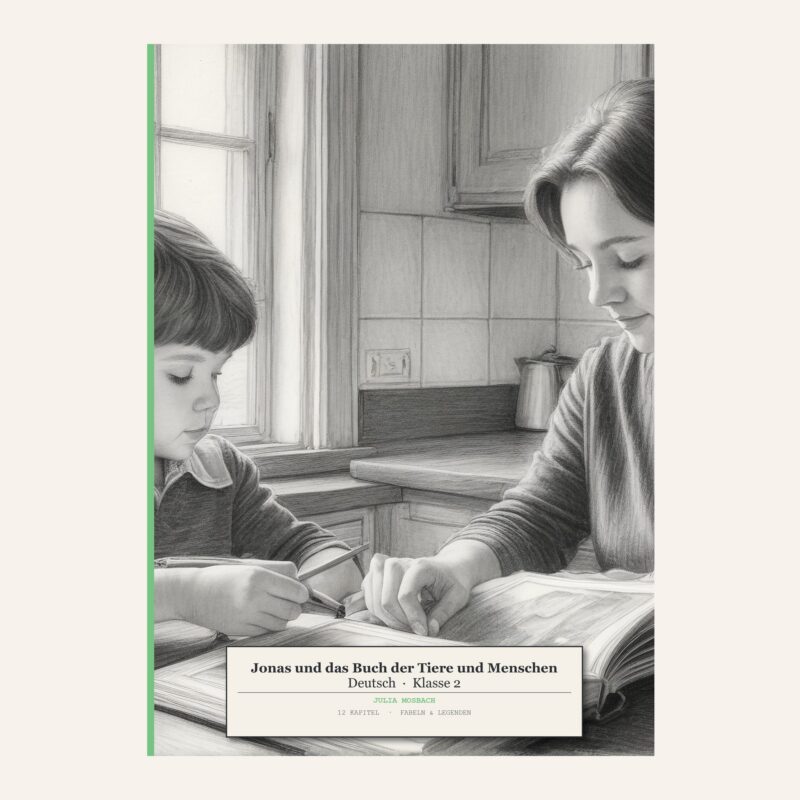 Jonas und das Buch der Tiere und Menschen Deutsch Klasse 2 — Fabeln & Legenden (Erzählstoff)