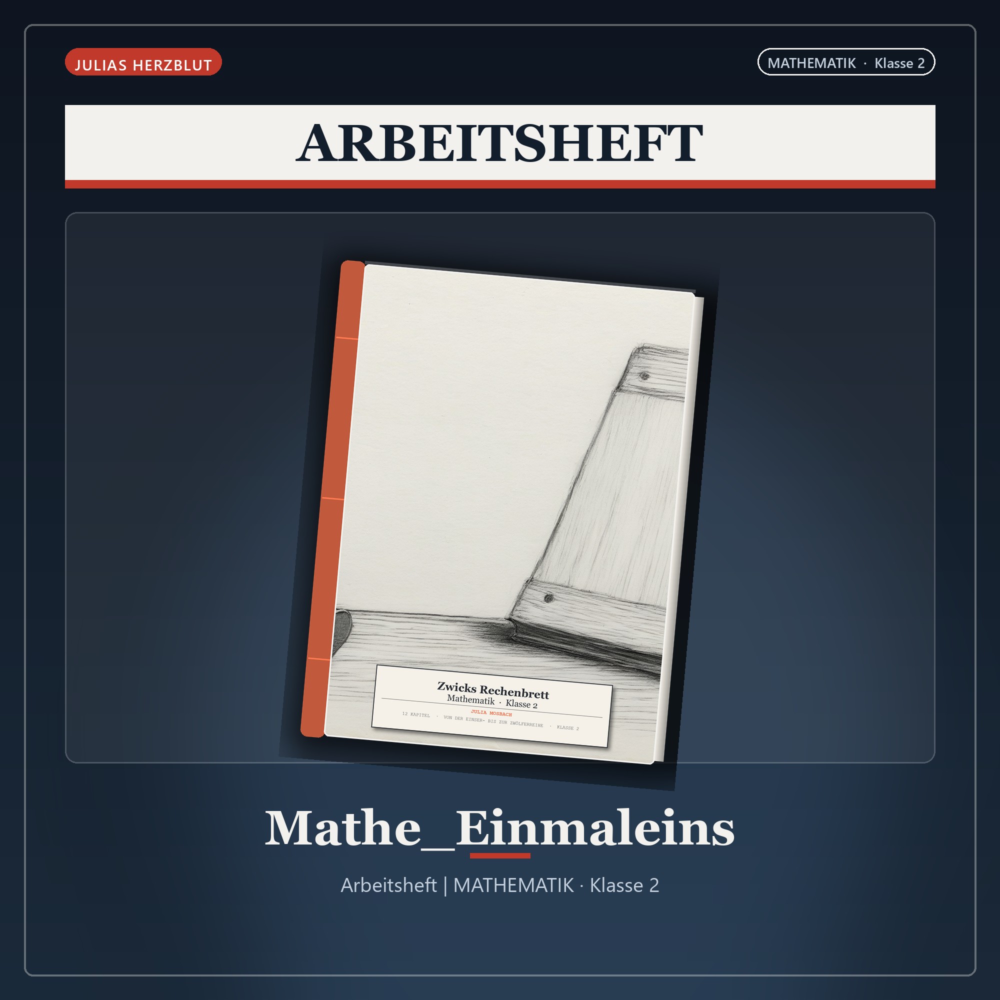 Zwicks Rechenbrett Mathematik Klasse 2 — Einmaleins & Zahlzerlegung