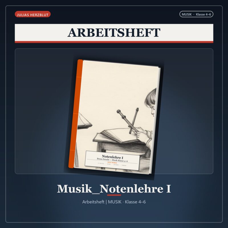 Bruno forscht — Musik Klasse 4–6: Notenlehre I