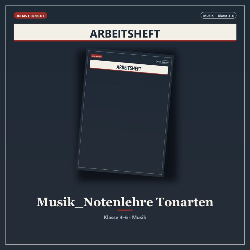 Töne lesen – Tonarten hören Notenlehre & Tonarten - ein Arbeitsheft für die Klasse 4 bis 6