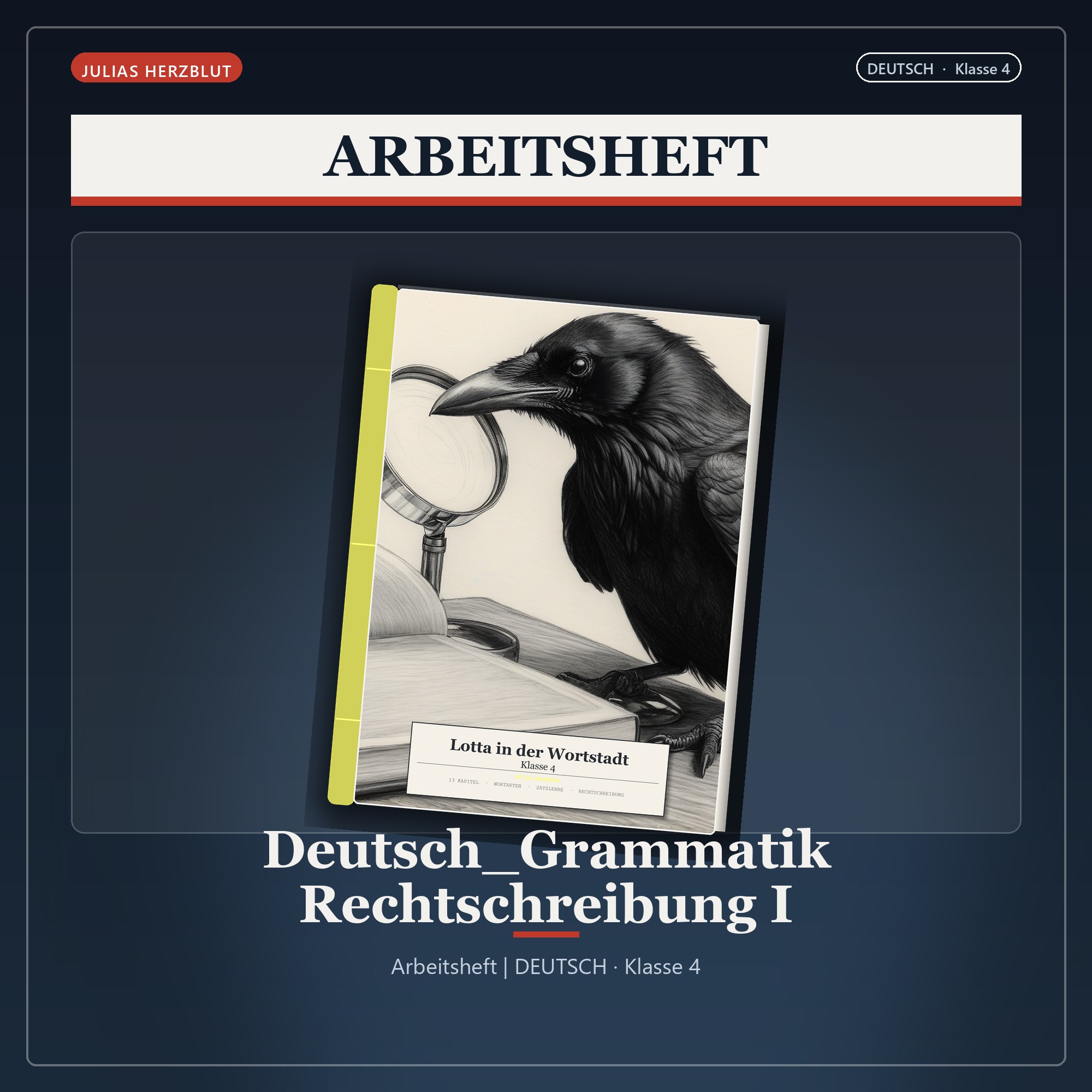 Lotta in der Wortstadt Deutsch Klasse 4 — Grammatik & Rechtschreibung I