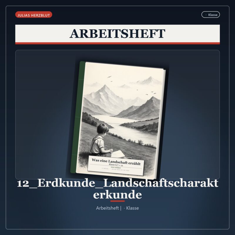 Was eine Landschaft erzählt – Landschaftscharakterkunde (Klasse 6/7 und 12)