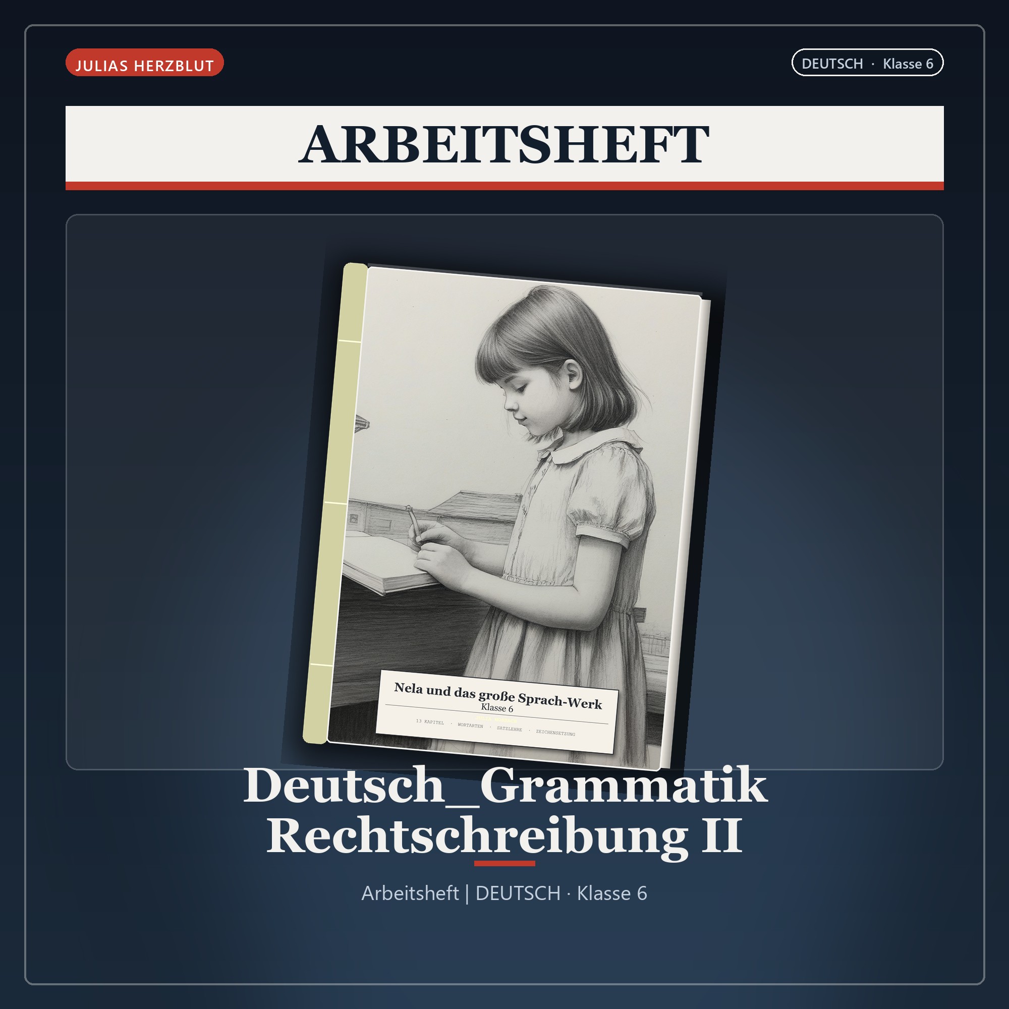 Nela und das große Sprach-Werk Deutsch Klasse 6 — Grammatik & Rechtschreibung II
