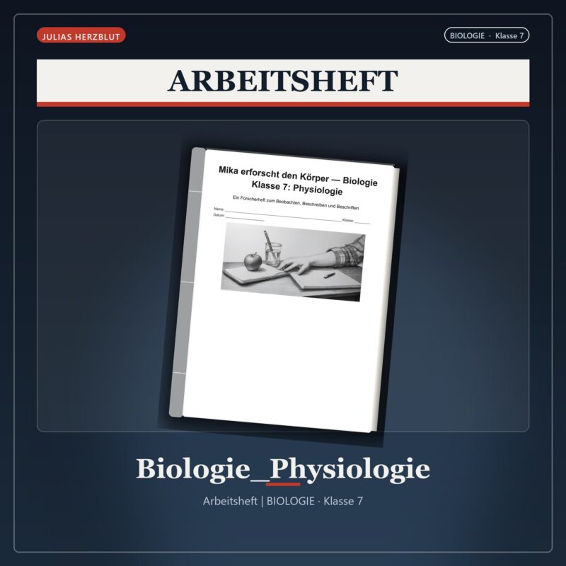 Mika erforscht den Körper — Biologie Klasse 7: Physiologie