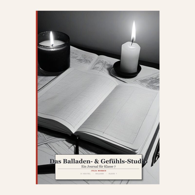 Das Balladen- & Gefühls-Studio Ein Journal für Klasse 7
