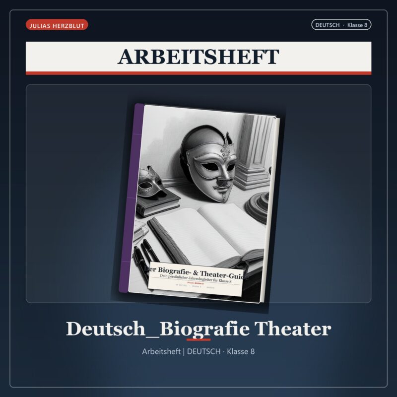 Der Biografie- & Theater-Guide – Jahresbegleiter Klasse 8