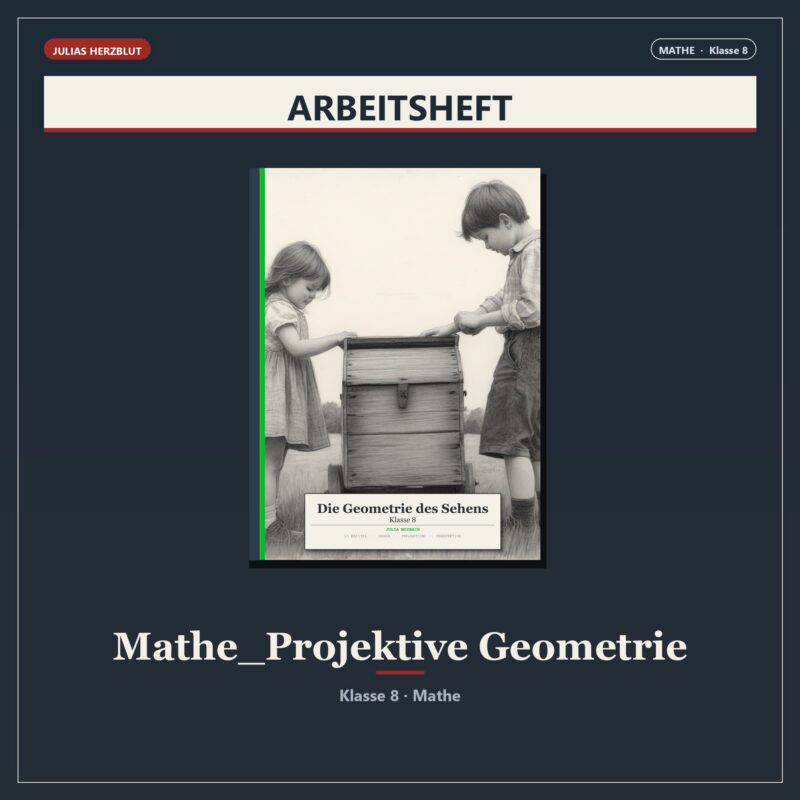 Die Geometrie des Sehens Projektive Geometrie als Vorstufe - ein Arbeitsheft für die Klasse 8