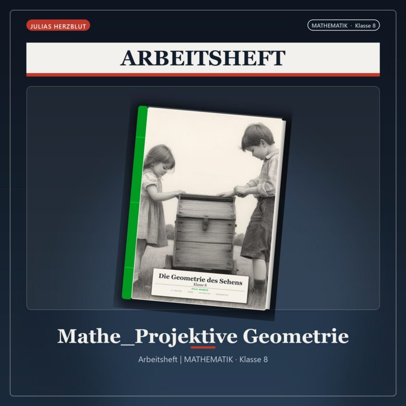 Die Geometrie des Sehens Projektive Geometrie als Vorstufe - ein Arbeitsheft für die Klasse 8