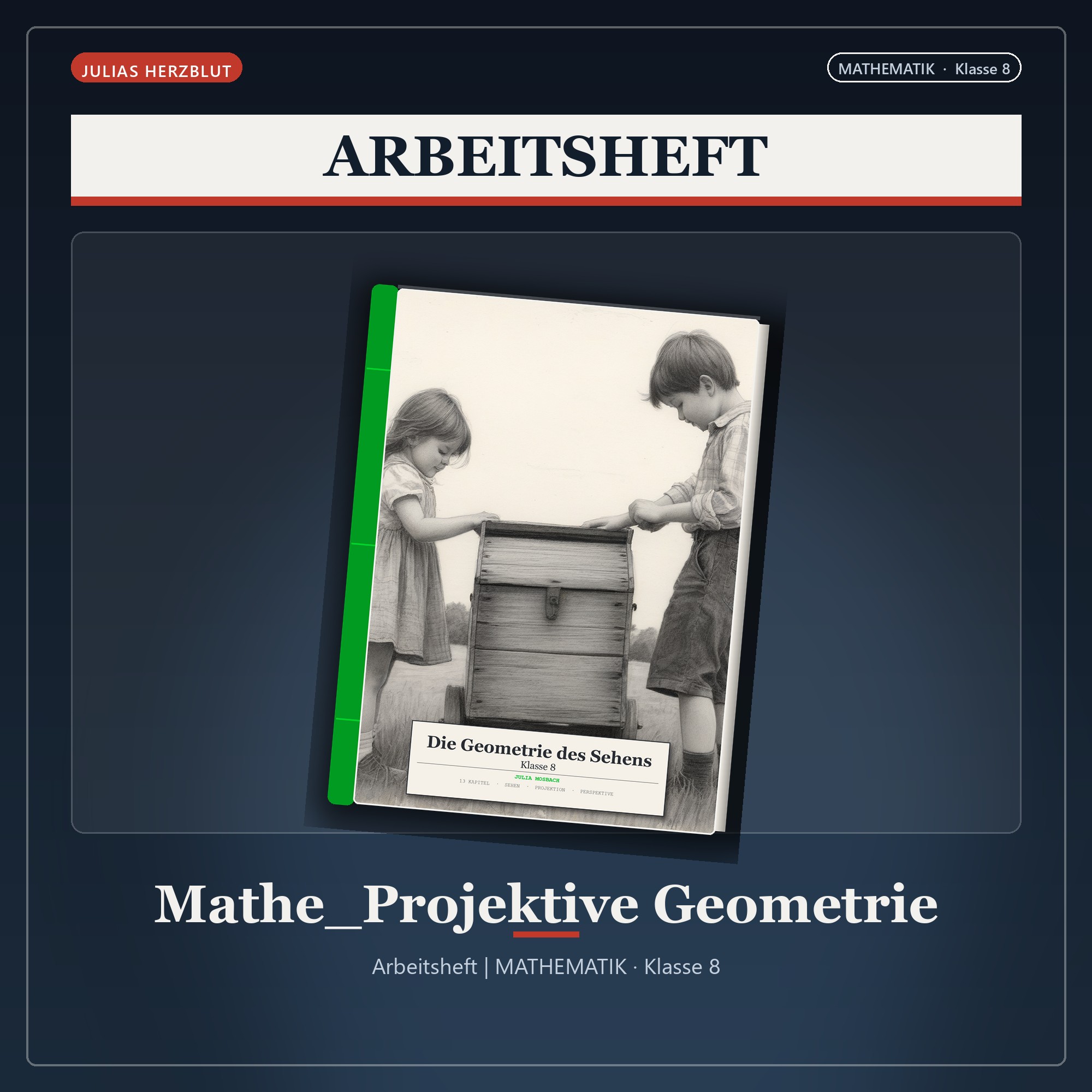 Die Geometrie des Sehens Projektive Geometrie als Vorstufe - ein Arbeitsheft für die Klasse 8