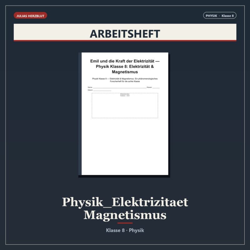 Emil und die Kraft der Elektrizität — Physik Klasse 8: Elektrizität & Magnetismus