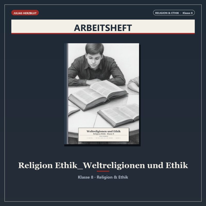 Weltreligionen und Ethik — Klasse 8 Ein Heft zum Fragen, Vergleichen und Nachdenken