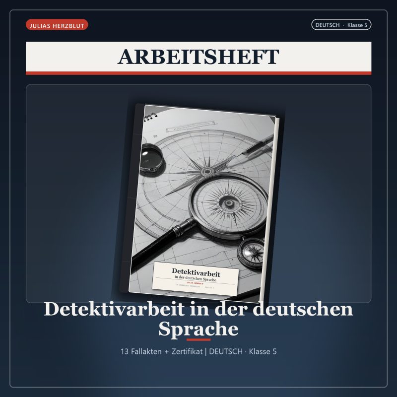 Detektivarbeit in der deutschen Sprache – Klasse 5