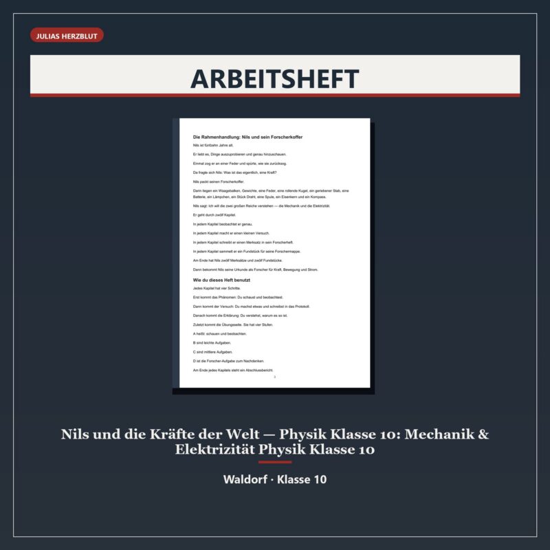 Nils und die Kräfte der Welt — Physik Klasse 10: Mechanik & Elektrizität