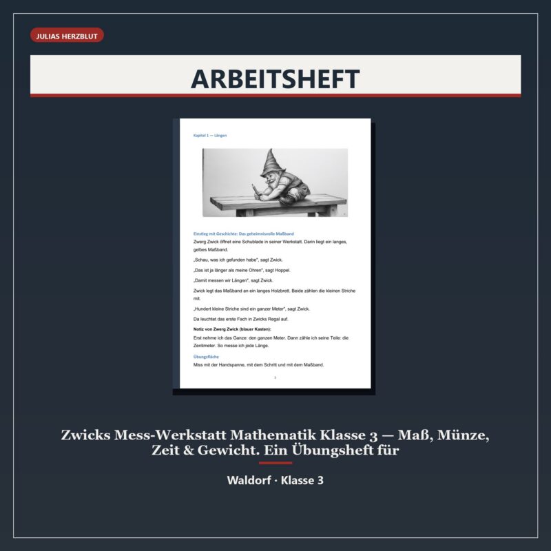 Zwicks Mess-Werkstatt Mathematik Klasse 3 — Maß, Münze, Zeit & Gewicht