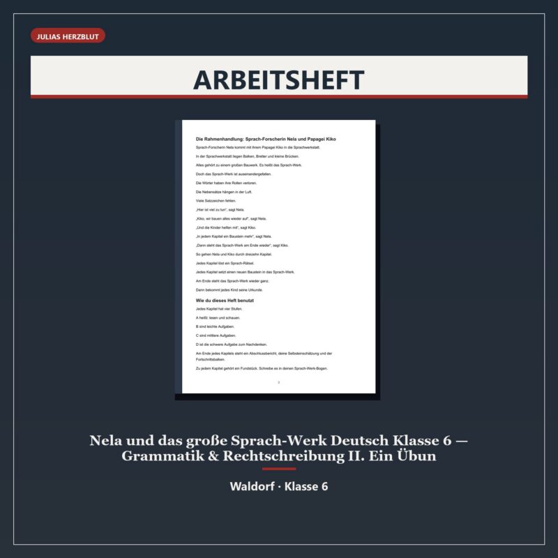 Nela und das große Sprach-Werk Deutsch Klasse 6 — Grammatik & Rechtschreibung II