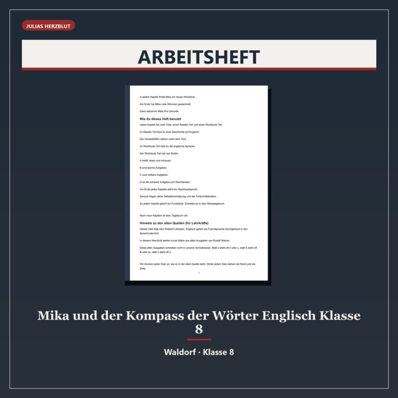 Mika und der Kompass der Wörter Englisch Klasse 8 - Workbook & Reader