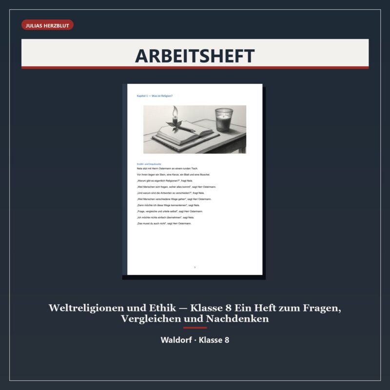 Weltreligionen und Ethik — Klasse 8 Ein Heft zum Fragen, Vergleichen und Nachdenken