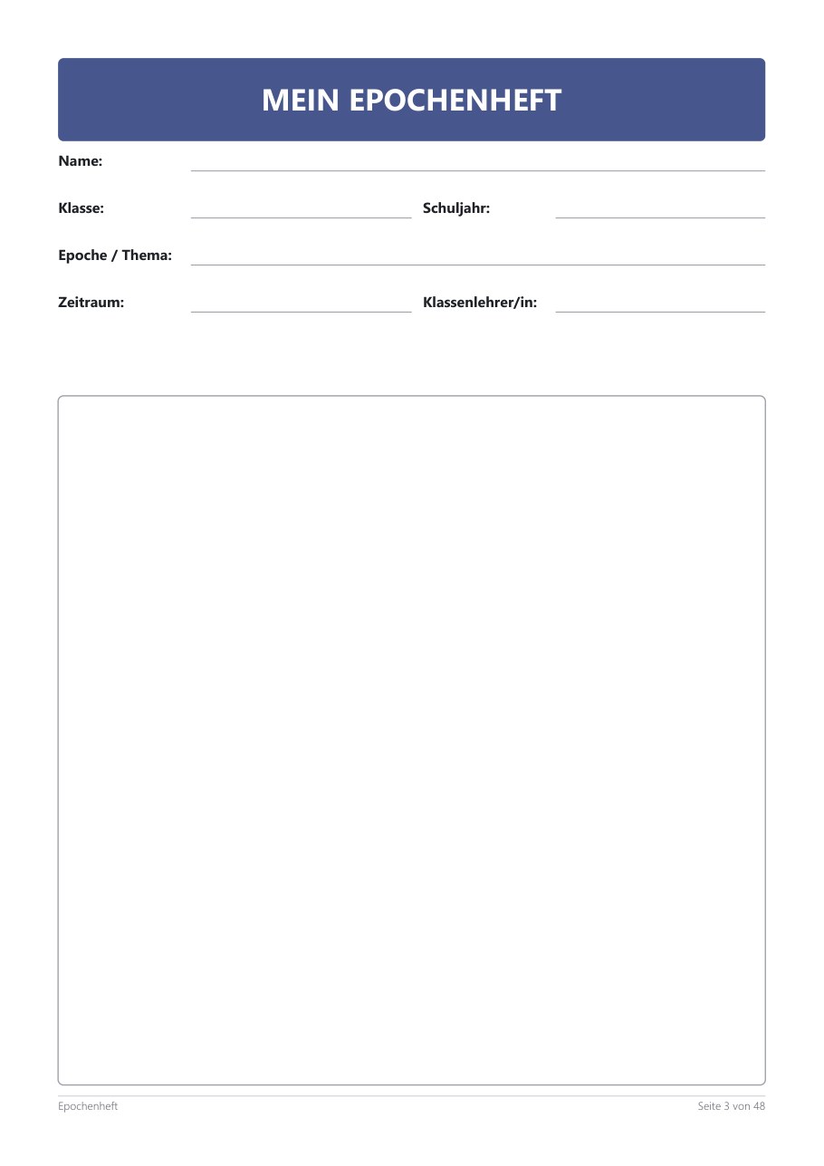 Main Lesson Book (48) – Blick ins Heft, Seite 2