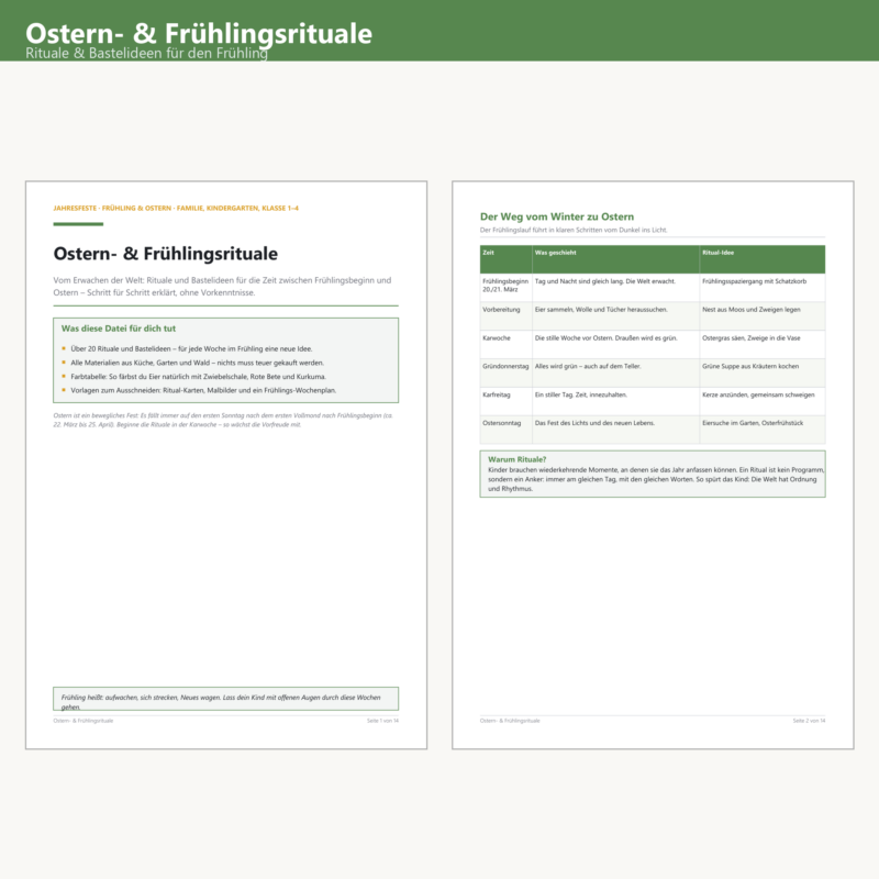 Ostern-/Frühlingsrituale