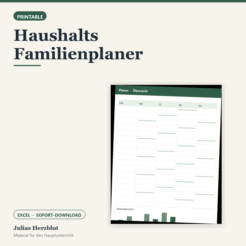 Haushalts Familienplaner
