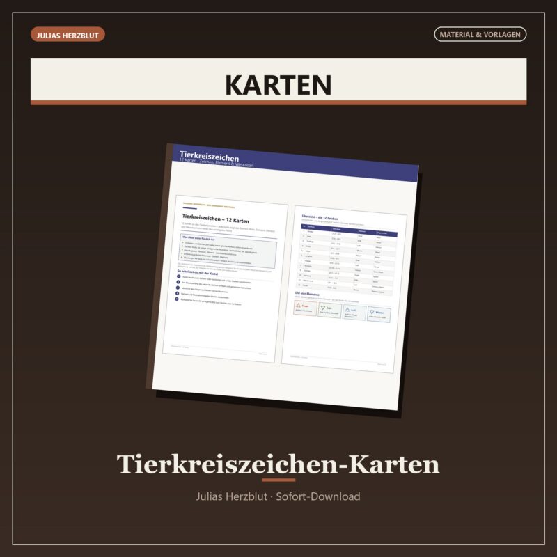 Tierkreiszeichen-Karten (12)